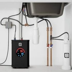 The Tap Factory Pulsa Chrome 4 in 1 Instant Hot Water Tap -Kitchen Taps Sales Store TFHOTTAP1 D2 460 1