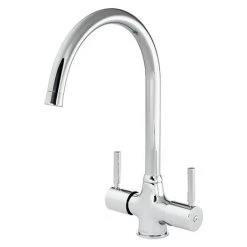 Reginox Thames Dual Lever Kitchen Mixer Tap - Chrome