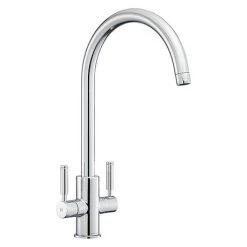 Rangemaster Intense Chrome Dual Lever Kitchen Tap - TID1CM