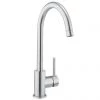 Crosswater Tropic Side Lever Kitchen Mixer - Brushed Stainless Steel