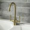 Trafalgar Brushed Brass Kitchen Tap