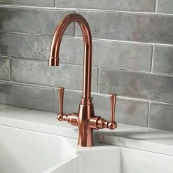 Trafalgar Brushed Copper Kitchen Tap