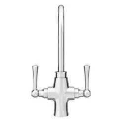 Trafalgar Polished Chrome Dual Lever Kitchen Mixer Tap -Kitchen Taps Sales Store TRKTCHR nd3 460