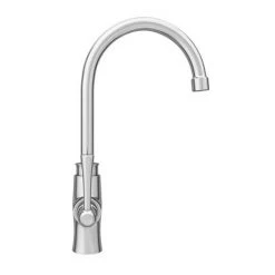 Trafalgar Brushed Nickel Dual Lever Kitchen Mixer Tap -Kitchen Taps Sales Store TRKTNIC n d1 460
