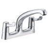 Bristan - Value Lever Deck Kitchen Sink Mixer with 6" Levers - VAL-DSM-C-6-CD