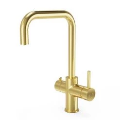Bower 3-in-1 Instant Boiling Water Tap - Brushed Brass with Boiler & Filter -Kitchen Taps Sales Store VEN3BTBRA n detail2 460