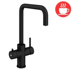 Bower 4-in-1 Instant Boiling Water Tap - Matt Black with Boiler & Filter