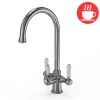 Bower 3-in-1 Instant Boiling Water Tap - Traditional Cruciform Chrome with Boiler & Filter
